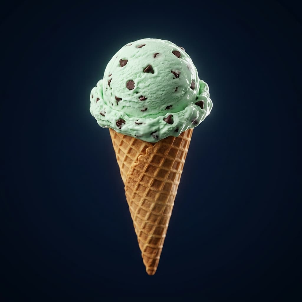 Mint ice cream for Barnstable