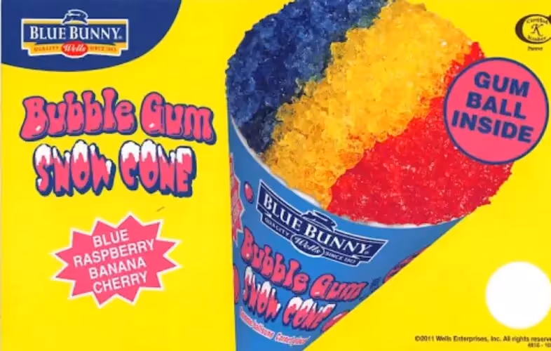 Bubble Gum Snow Cone